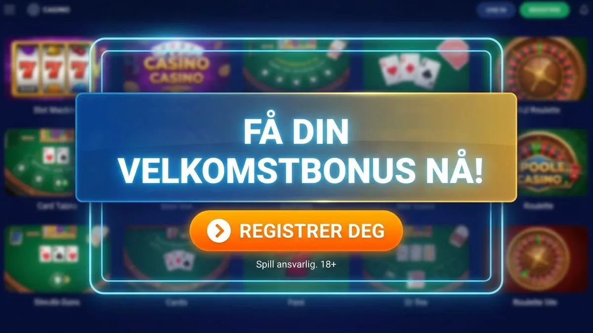 Registrer deg med bonus